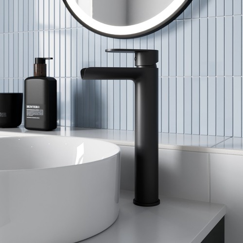 Waterfall bathroom taps - bathroom,