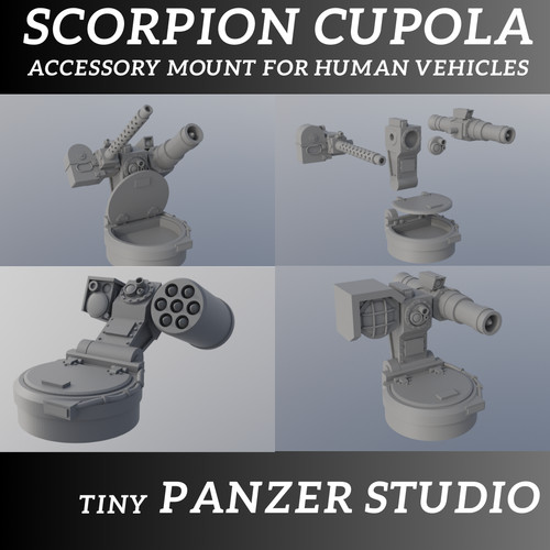 Scorpion cupola for scifi - cupola,