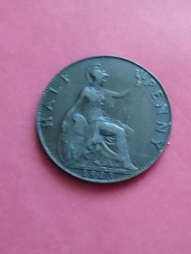 1923 half penny - ,