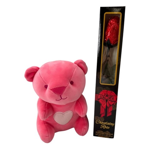 Aurora plush pink teddy - teddy, bear