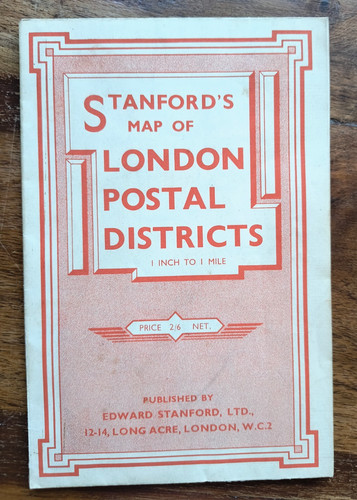 Vintage stanford map - stanford's,