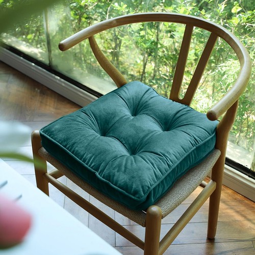 Soft velvet chair pads with - velvet,