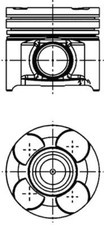KOLBENSCHMIDT 40660600 Piston for ALFA ROMEO,CADILLAC,FIAT,HOLDEN,LANCIA,OPEL,SA