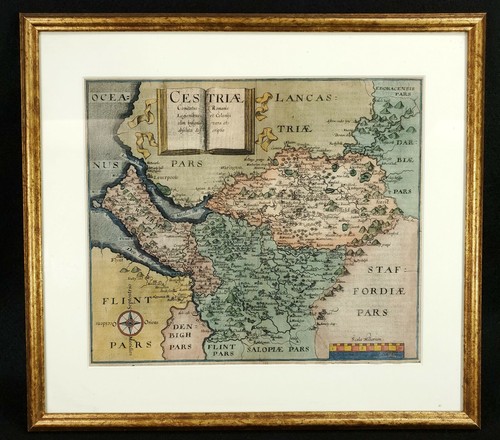 Antique 18th map - map, of