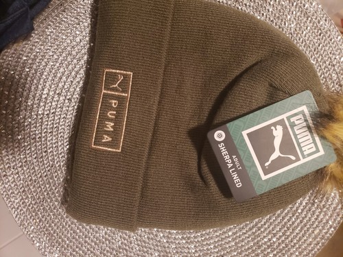 Puma beanie hat green - beanie, and