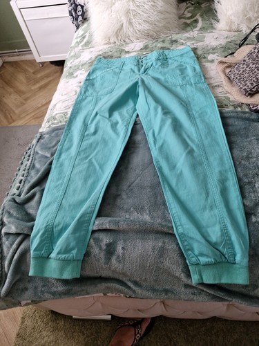 Ladies green trousers - trousers, size