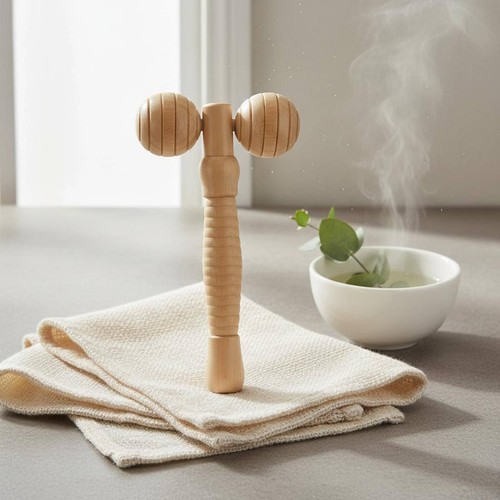 Wooden massage hammer tension - wooden,