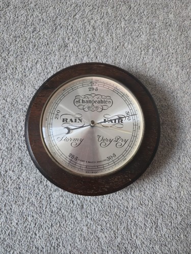Vintage short mason aneroid - &,