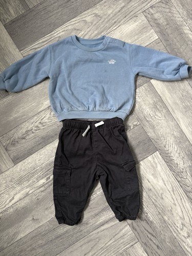 Boys jumper and cargo set - set, 9-12