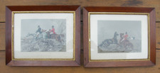Two framed prints - j, f