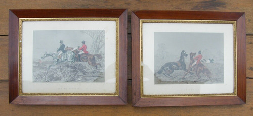 Two framed prints f - prints, j