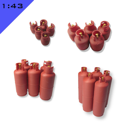 Printed lpg bottles - 5,