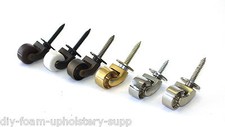 Solid Brass screw plate castors 1"  25mm Antique, modern, reproduction furniture