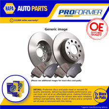 2x Solid Brake Discs and Pads