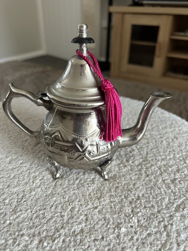 Vintage moroccan silver plate - moroccan,