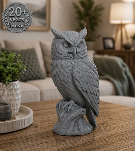 Owl statue home decor ornament - decor,