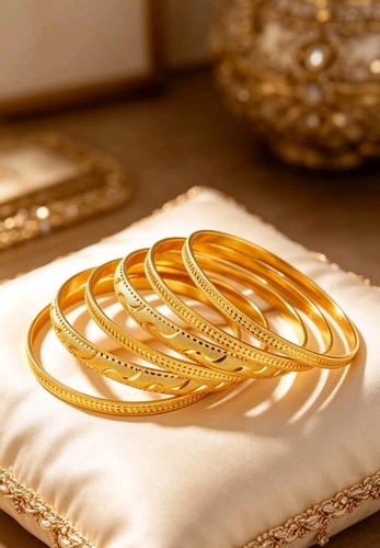 22k gold plated indian bangles - indian,