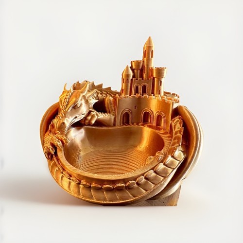 Fantasy dragon trinket holder - dragon,