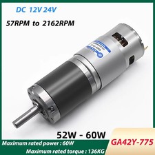 Planetary Geared Motor DC 12V