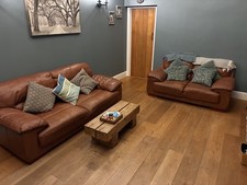Brown Leather Comfy Couches