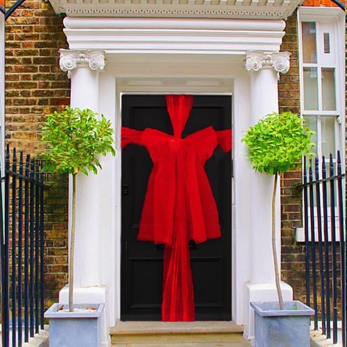 Christmas door bow - ,