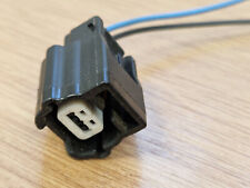 NISSAN X-Trail Qashqai Juke ABS Sensor 2 Pin PLUG Connector Socket Wire BLACK