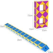 Snake cube puzzle rubik - snake,