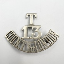 Genuine T / 13 / County Of London Shoulder Title