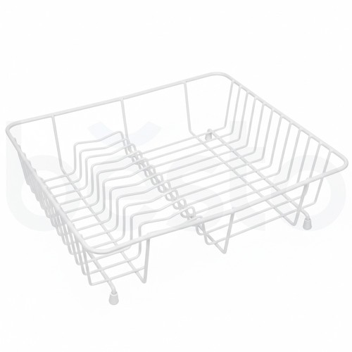 White dish drainer rack - drainer,