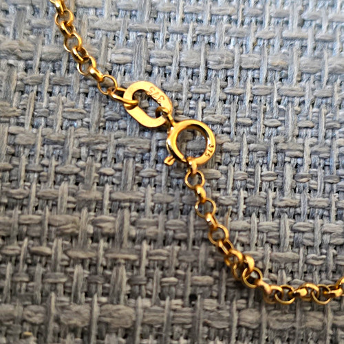 9ct yellow gold - gold, chain
