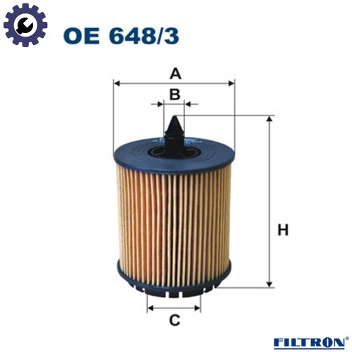 Oil filter 648 for - filter, 648/3