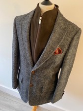 HARRIS TWEED mens BARUTTI GREY
