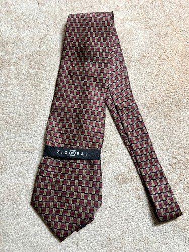 Ziggurat men necktie - ziggurat,