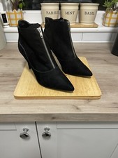 Florence & Fred Black Suede