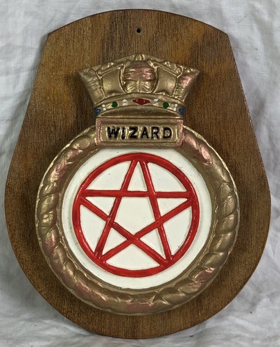 Hms wizard f72 - f72, badge,
