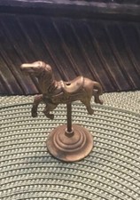 Antique Brass Horse Carousel