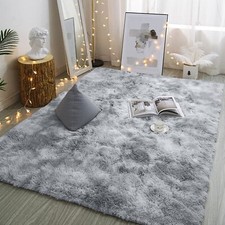 Fluffy Rugs Anti Slip Shaggy Rug Large Living Room Bedroom Carpet Super Soft Mat