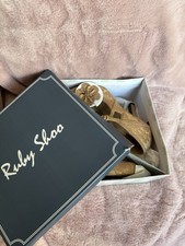 Ruby Shoo Gold Lace Women’s