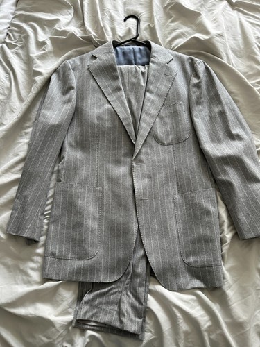 Suitsupply hudson grey - 'hudson', white