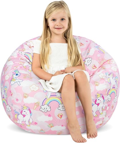 Pink unicorn kids - bean, bag