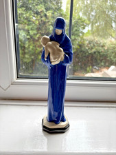 Ashtead Potters Pottery Model M34 Tall Madonna And Child Phoebe Stabler 230mm