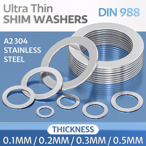 Shim washers 1mm 2mm - shim, 0.2mm