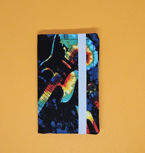 Tie dye guitar print mini - guitar, card