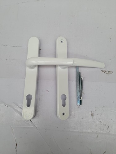 White upvc door handle in - handle,