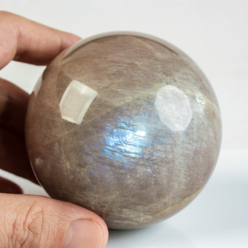 607g 76mm moonstone sphere - 607g,