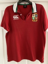 British And Irish Lions Short Sleeve Rugby Shirt Canterbury Medium