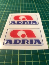 2 X ADRIA DOMED RESIN CARAVAN