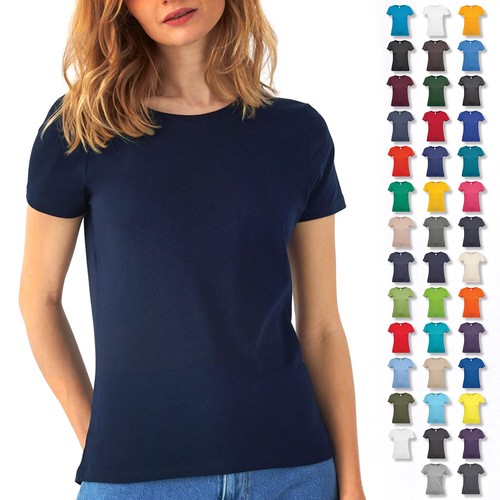 Womens crew neck shirt short - womens,