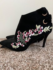 Next Womens Ladies Black Faux