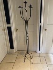 Floor Standing 5 Arm Black Metal Gothy Candelabra